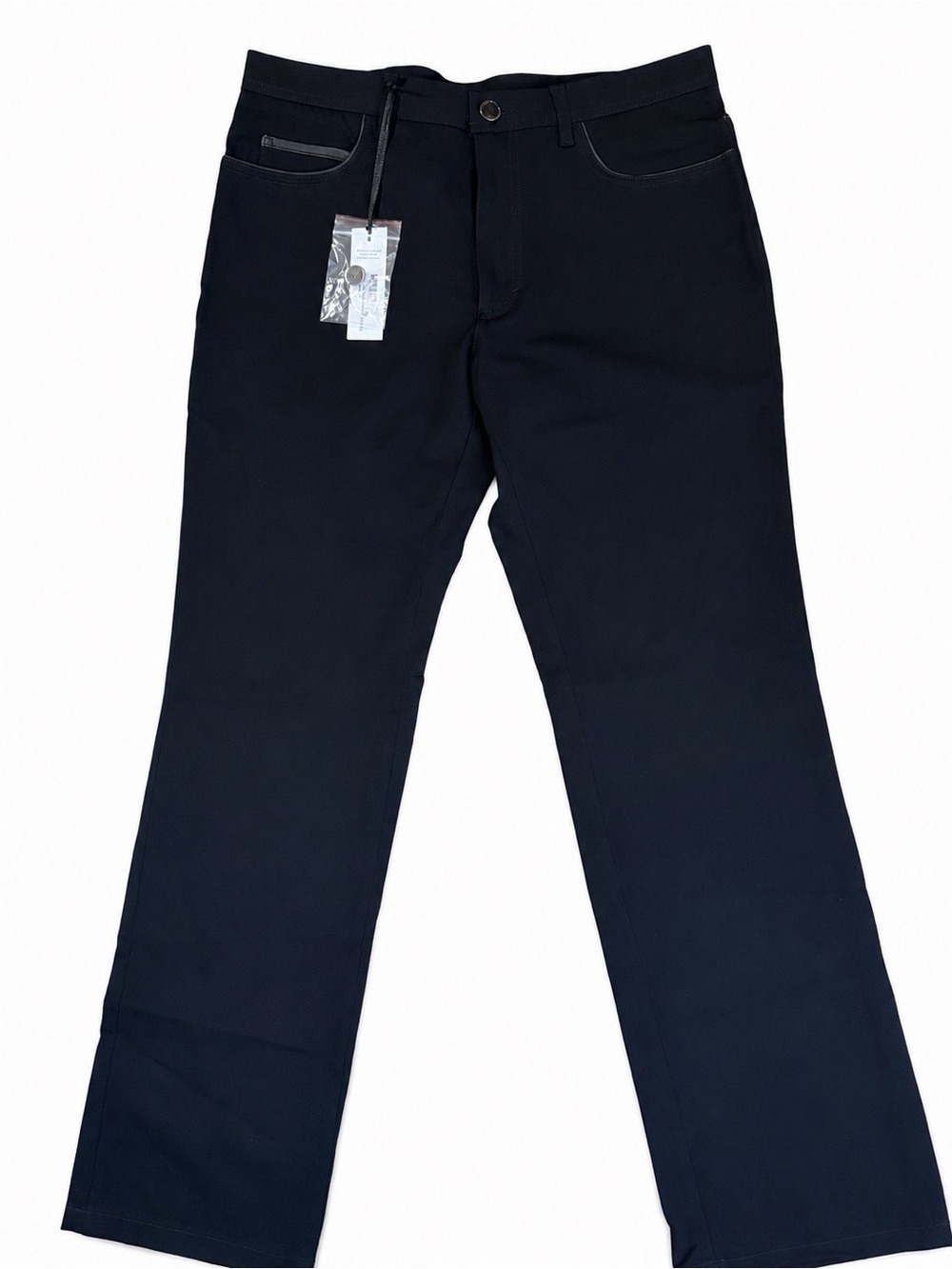 NWT Versace Collection Black Pants Sz 32 Deadstock Medusa Italy